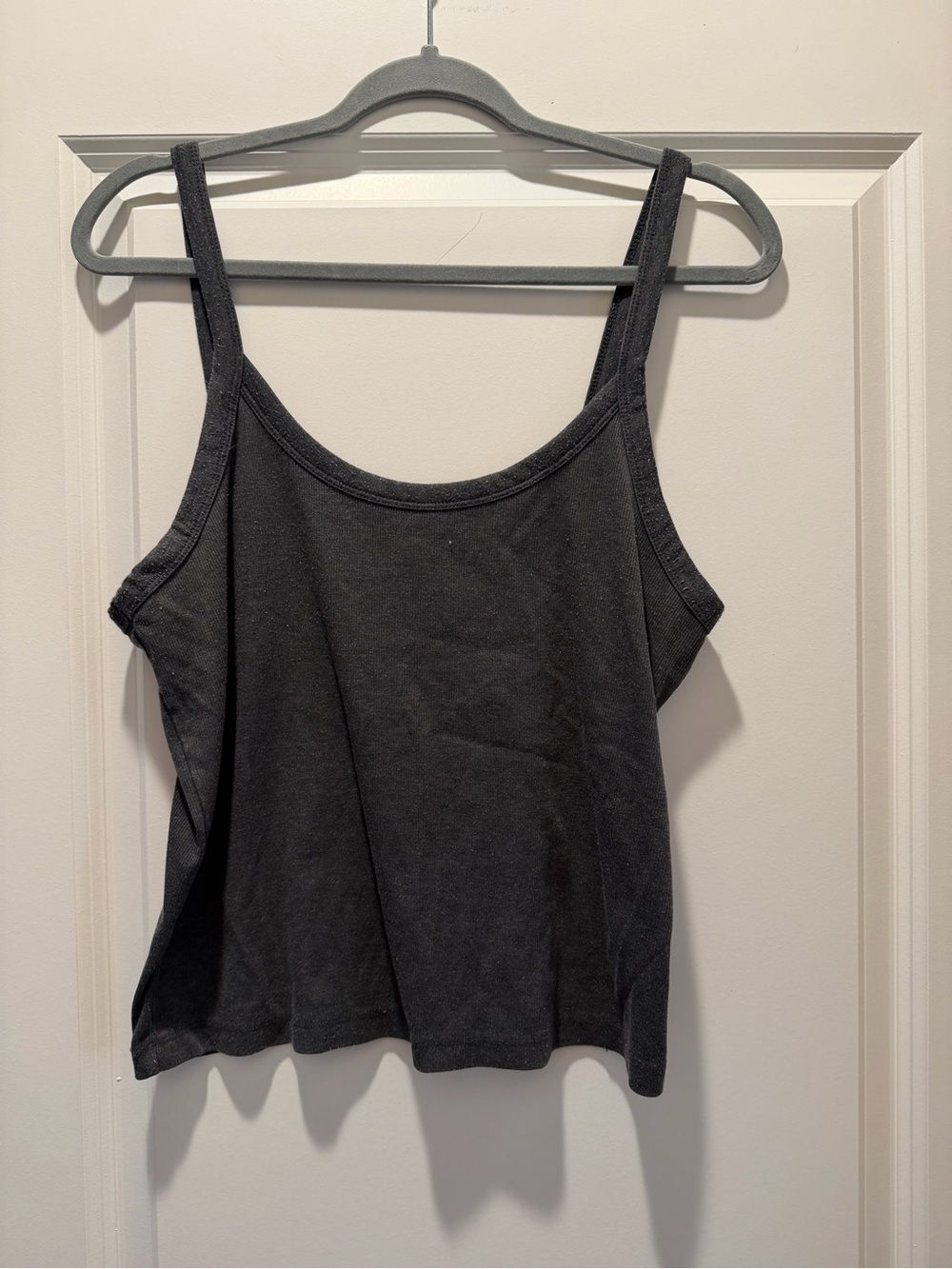 wild fable grey Cropped Spaghetti Strap Tank